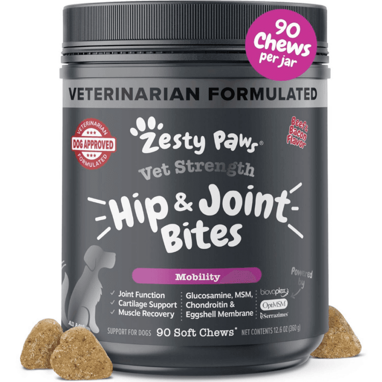 Zesty Paws Vet Strength Hip and Joint Bites for Dogs
