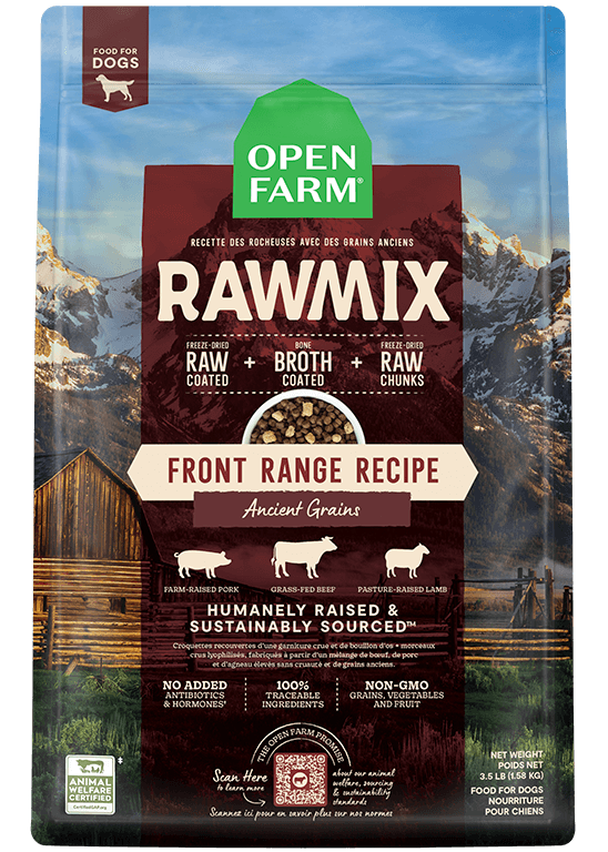 Open Farm RawMix Front Range Ancient Grains Dog Kibble