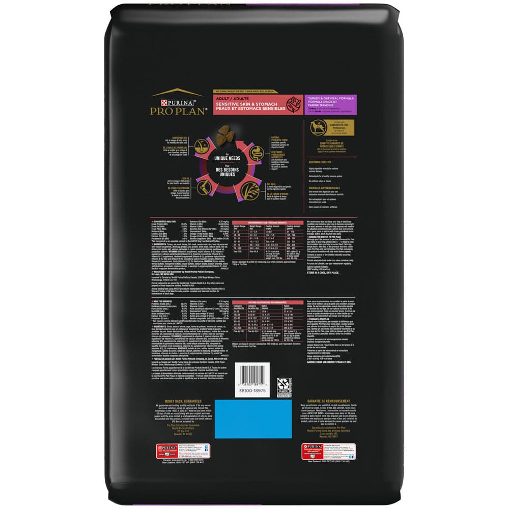 Purina Pro Plan Adult Sensitive Skin & Stomach Turkey & Oat Meal Formula Dry Cat Food