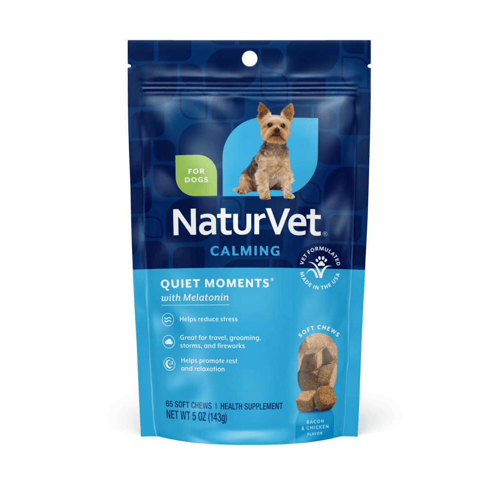 NaturVet Quiet Moments Calming Soft Chews for Dogs