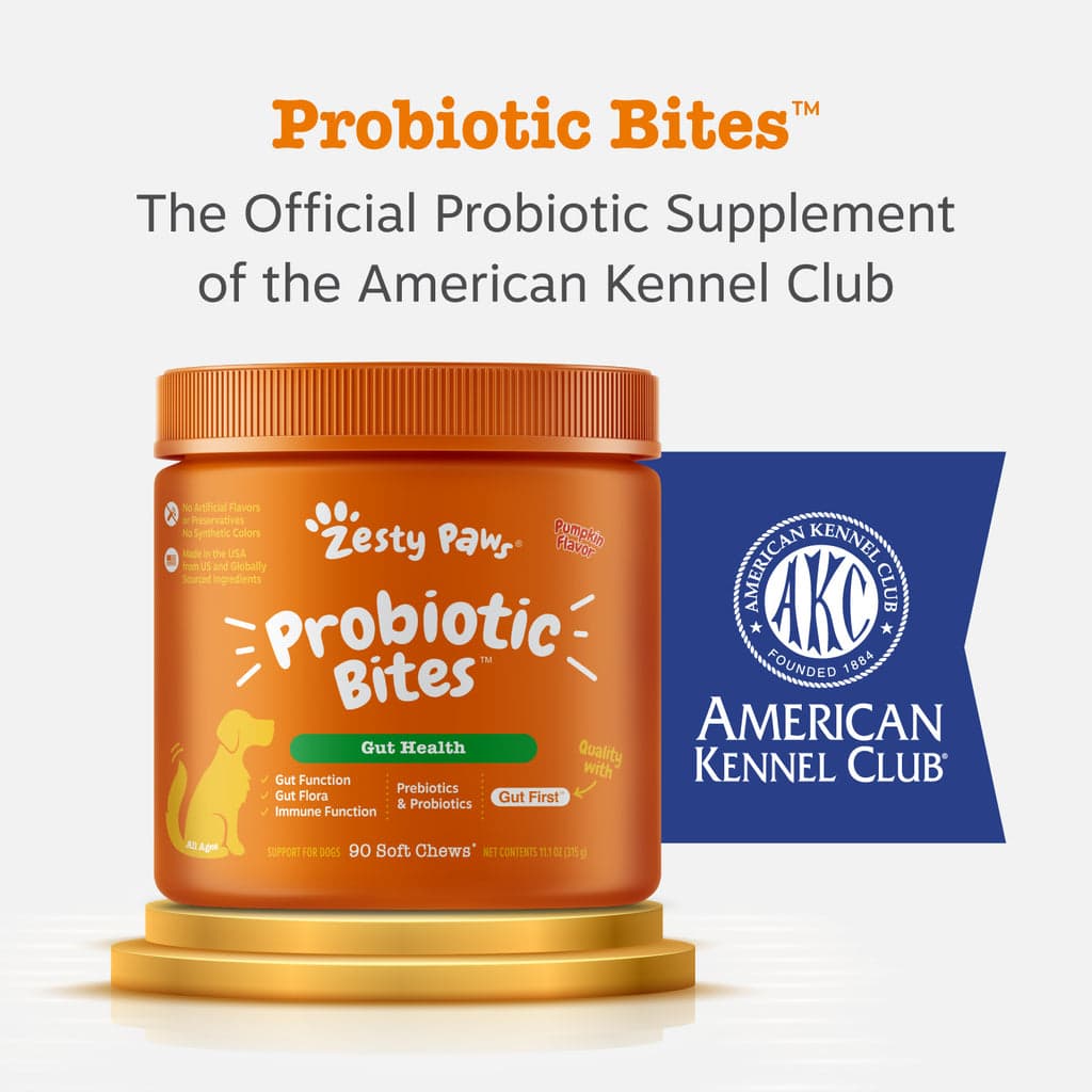 Zesty Paws Probiotic Bites for Dogs