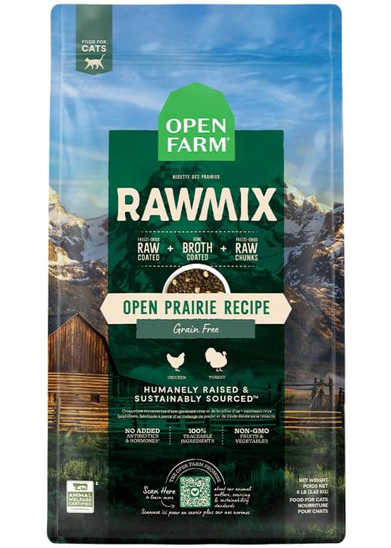 RawMix Open Prairie Grain-Free Cat Kibble