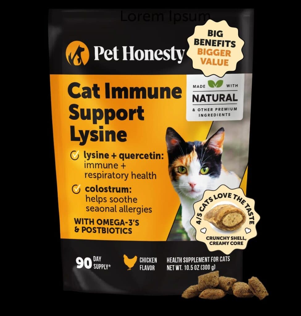 Dual Texture Immune Support Lysine for Cats (Chicken Flavored) 10.5oz